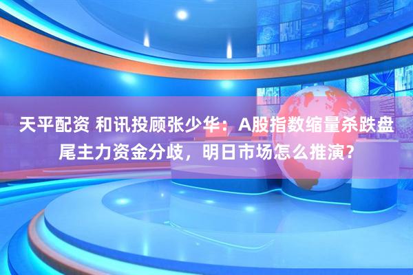 天平配资 和讯投顾张少华：A股指数缩量杀跌盘尾主力资金分歧，明日市场怎么推演？