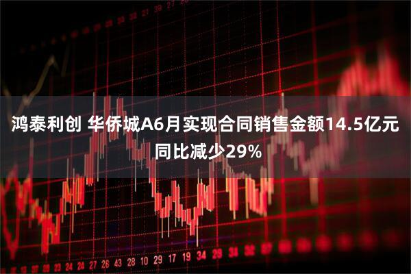 鸿泰利创 华侨城A6月实现合同销售金额14.5亿元 同比减少29%